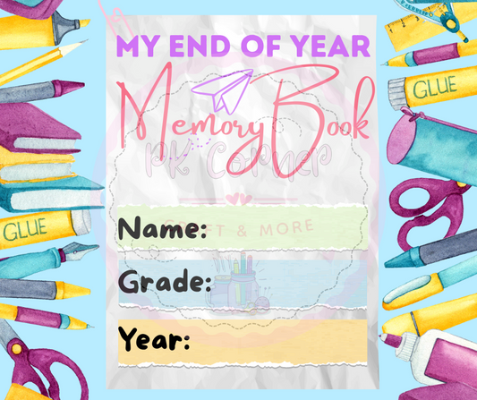 Year End Memory Book