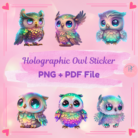 Holographic Owl | Digital Download