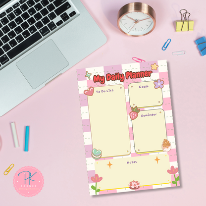 Daily Planner Template - Ready to print