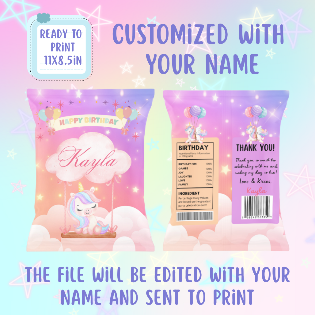 Custom Chip Bags | Unicorn