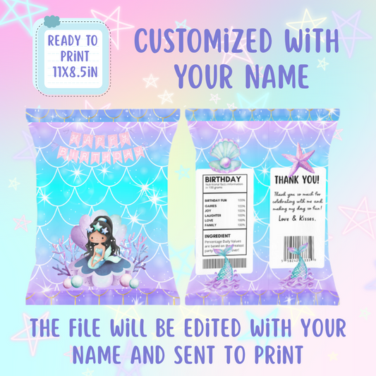 Custom Chip Bags | Mermaid